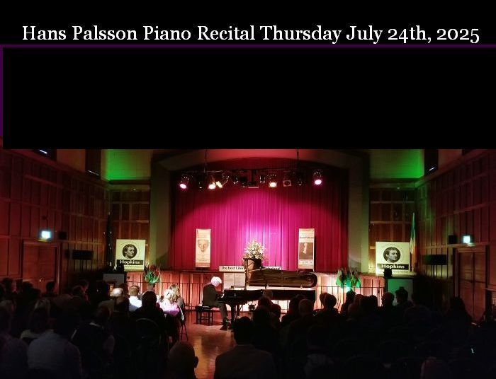 hans palsson piano recital